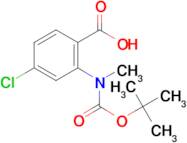 2-(tert-Butoxycarbonyl-methyl-amino)-4-chloro-benzoic acid