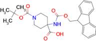 1-N-Boc-4-N-Fmoc-Aminopiperidine-4-carboxylic acid