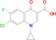 7-Chloro-1-cyclopropyl-6-fluoro-4-oxo-1,4-dihydro-quinoline-3-carboxylic acid