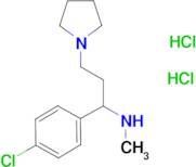 1-(4-Chlorophenyl)-N-methyl-3-(pyrrolidin-1-yl)propan-1-amine dihydrochloride