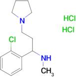 1-(2-Chlorophenyl)-N-methyl-3-(pyrrolidin-1-yl)propan-1-amine dihydrochloride