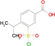 3-Chlorosulfonyl-4-isopropyl-benzoic acid