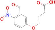 4-(3-Formyl-4-nitro-phenoxy)-butyric acid