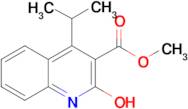 2-Hydroxy-4-isopropyl-3-quinoline carboxylic acidmethyl ester