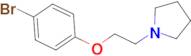 4-[2-N,N-Pyrrolidinoethoxy]phenyl bromide