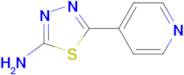 5-(4-Pyridyl)-1,3,4-thiadiazol-2-yl-amine