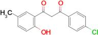 1-(2-Hydroxy-5-methylphenyl)-3-(4-chlorophenyl)-1,3-propanedione