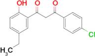 1-(5-Ethyl-2-hydroxyphenyl)-3-(4-chlorophenyl)-1,3-propanedione