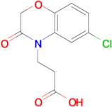 3-(6-Chloro-2H-1,4-benzoxazin-3(4H)-one-4-yl)-propionic acid