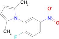 1-(2-Fluoro-5-nitrophenyl)-2,5-dimethyl-1H-pyrrole