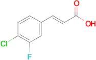 4-Chloro-3-fluorocinnamic acid