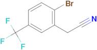 2-Bromo-5-(trifluoromethyl)phenylacetonitrile