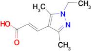 (E)-3-(1-Ethyl-3,5-dimethyl-1H-pyrazol-4-yl)-acrylic acid