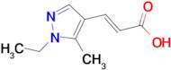 (E)-3-(1-Ethyl-5-methyl-1H-pyrazol-4-yl)-acrylic acid