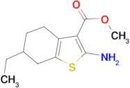 2-Amino-6-ethyl-4,5,6,7-tetrahydrobenzo[b]-thiophene-3-carboxylic acid methyl ester