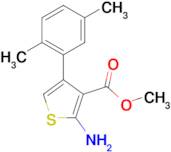 2-Amino-4-(2,5-dimethylphenyl)thiophene-3-carboxylic acid methyl ester