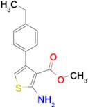 2-Amino-4-(4-ethylphenyl)thiophene-3-carboxylic acid methyl ester