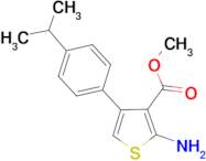 2-Amino-4-(4-isopropylphenyl)thiophene-3-carboxylic acid methyl ester