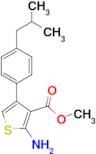 2-Amino-4-(4-isobutylphenyl)thiophene-3-carboxylic acid methyl ester