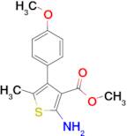 2-Amino-4-(4-methoxyphenyl)-5-methylthiophene-3-carboxylic acid methyl ester