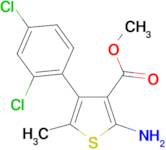 2-Amino-4-(2,4-dichloro-phenyl)-5-methylthiophene3-carboxylic acid methyl ester