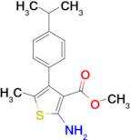 2-Amino-4-(4-isopropylphenyl)-5-methylthiophene-3-carboxylic acid methyl ester