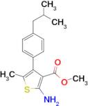 2-Amino-4-(4-isobutylphenyl)-5-methylthiophene-3-carboxylic acid methyl ester