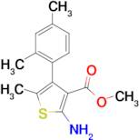 2-Amino-4-(2,4-dimethylphenyl)-5-methylthiophene-3-carboxylic acid methyl ester