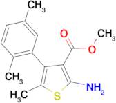 2-Amino-4-(2,5-dimethylphenyl)-5-methylthiophene-3-carboxylic acid methyl ester