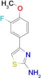 4-(3-Fluoro-4-methoxyphenyl)thiazol-2-ylamine