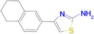 4-(5,6,7,8-Tetrahydronaphthalen-2-yl)thiazol-2-ylamine