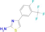 4-[4-Fluoro-3-(trifluoromethyl)phenyl]thiazol-2-amine