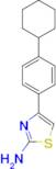 4-(4-Cyclohexylphenyl)thiazol-2-ylamine