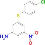 3-[(4-Chlorophenyl)thio]-5-nitroaniline