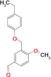 3-(4-Ethylphenoxymethyl)-4-methoxybenzaldehyde