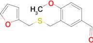 3-(Furan-2-ylmethylsulfanylmethyl)-4-methoxybenzaldehyde