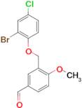 3-(2-Bromo-4-chlorophenoxymethyl)-4-methoxy-benzaldehyde