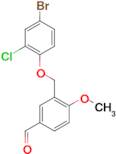 3-(4-Bromo-2-chlorophenoxymethyl)-4-methoxy-benzaldehyde