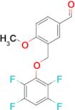 4-Methoxy-3-[(2,3,5,6-tetrafluorophenoxy)methyl]benzaldehyde