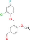 3-(2-Chloro-4-fluorophenoxymethyl)-4-methoxy-benzaldehyde