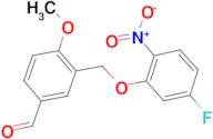 3-(5-Fluoro-2-nitrophenoxymethyl)-4-methoxy-benzaldehyde