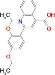 2-(2,4-Diethoxy-phenyl)-quinoline-4-carboxylic acid