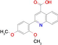 2-(2,4-Dimethoxyphenyl)quinoline-4-carboxylic acid