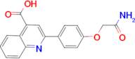 2-[4-(Carbamoylmethoxy)phenyl]quinoline-4-carboxylic acid