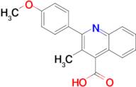 2-(4-Methoxyphenyl)-3-methylquinoline-4-carboxylic acid