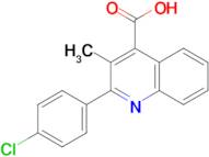 2-(4-Chloro-phenyl)-3-methylquinoline-4-carboxylic acid