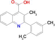 2-(2,5-Dimethyl-phenyl)-3-methyl-quinoline-4-carboxylic acid