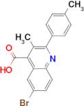 6-Bromo-3-methyl-2-p-tolylquinoline-4-carboxylic acid