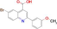 6-Bromo-2-(3-methoxyphenyl)quinoline4-carboxylic acid