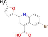 6-Bromo-2-(5-methylfuran-2-yl)quinoline-4-carboxylic acid